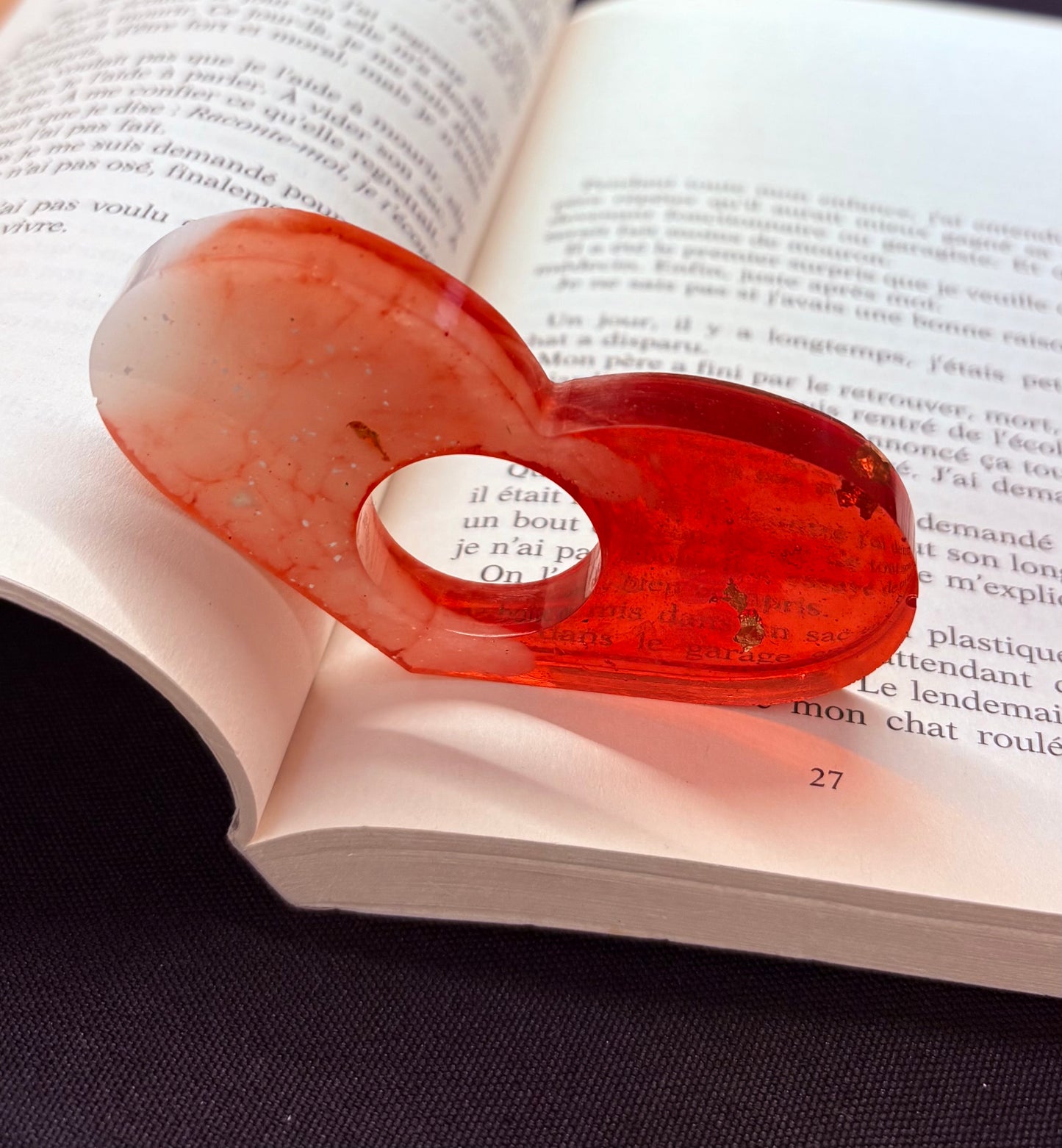 Bague de lecture Cœur