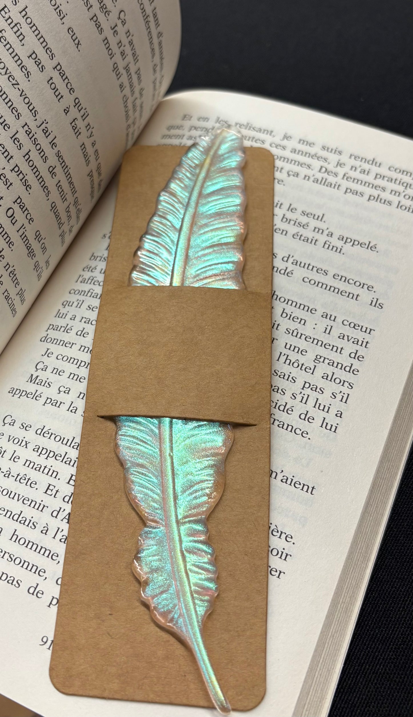 Marque page Plume