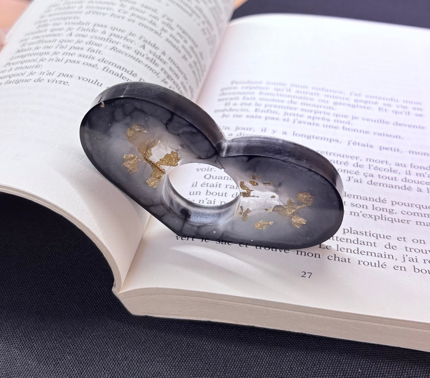 Bague de lecture Cœur